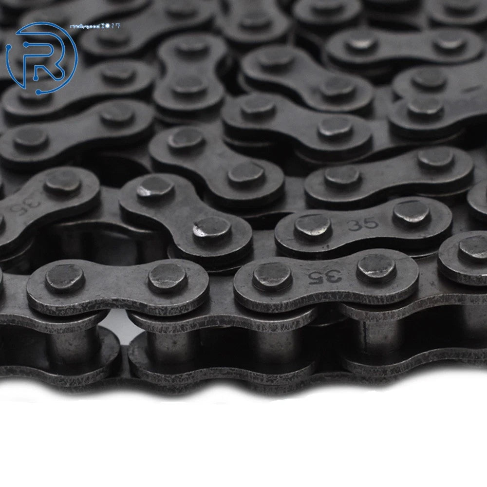 10 Feet Roller Chain with 2 Connecting Links 0.375 Inch