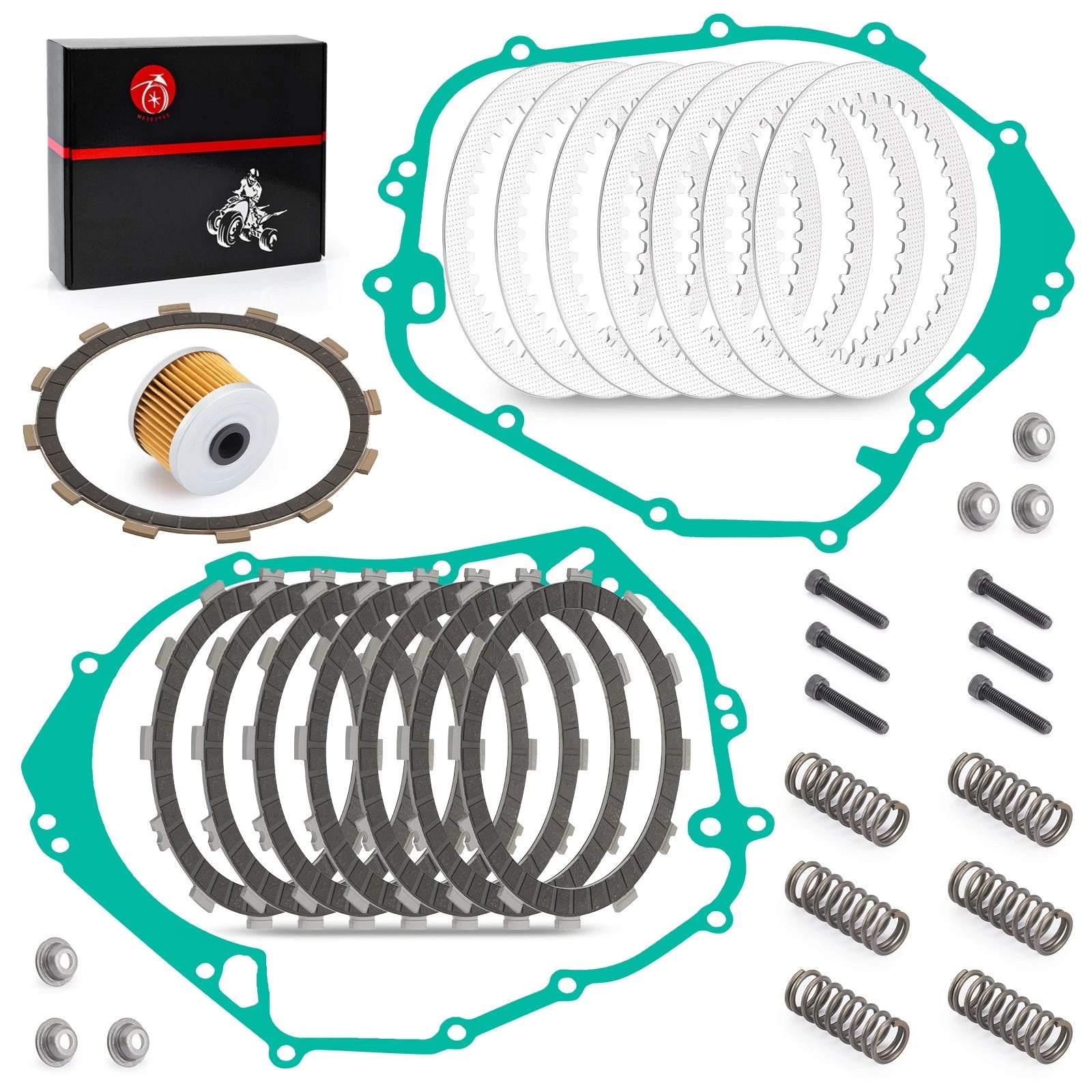Clutch Friction Plates Kit & Gaskets for Polaris Outlaw 500 (2006–2007)