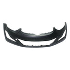 Front Bumper Cover for Elantra Sedan (2014–2016) w/ Tow Hook, Primed Plastic