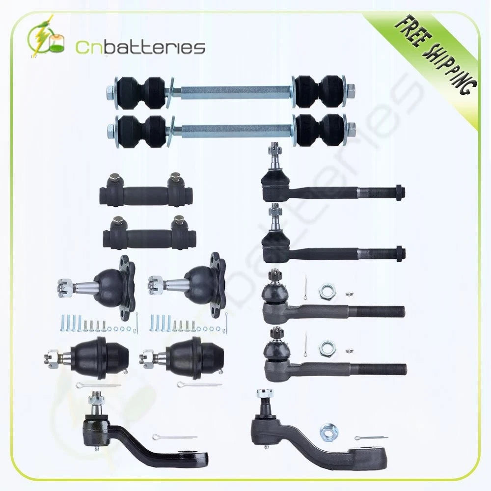 Set of 4 Idler Pitman Arm Ball Joint Tie Rods for GMC K1500 (1995–1999)