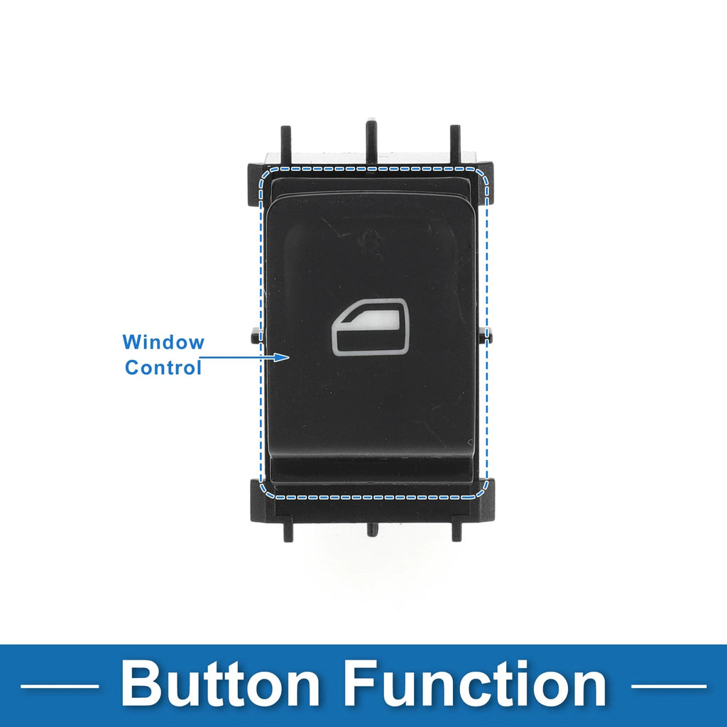 Passenger Power Window Switch for Volkswagen Gran Lavida (2013–2017) No. 18D959855E