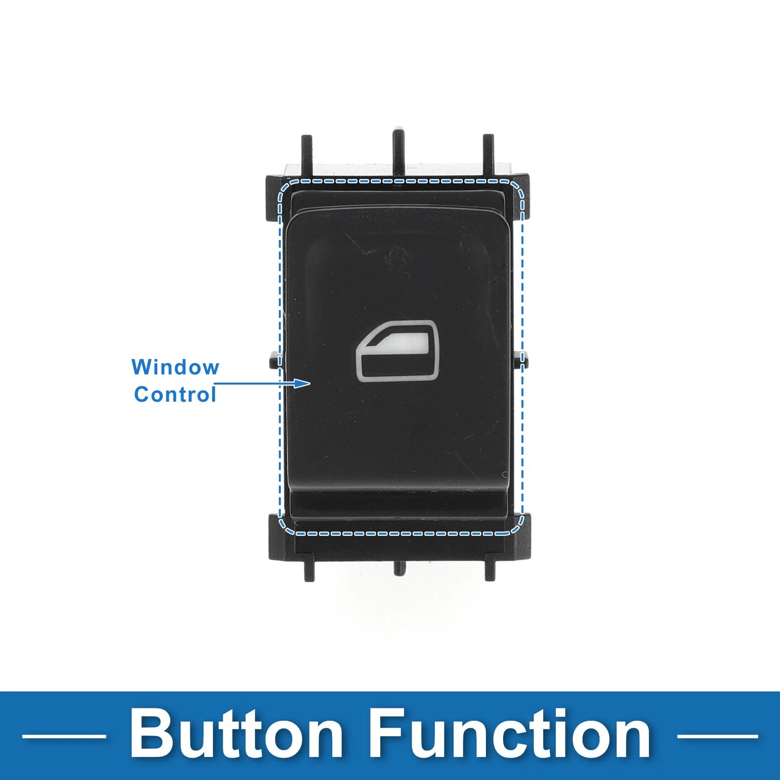 Passenger Power Window Switch for Volkswagen Gran Lavida (2013–2017) No. 18D959855E