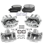 Set of 12 Brake Pads and Calipers for Mazda CX-7 (2007–2012)