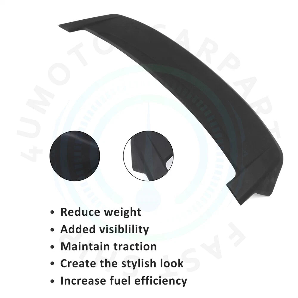 Rear Roof Spoiler Wing for Honda CR-V (2007–2011) Black ABS