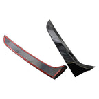 2X Rear Window Spoiler Side Wing Trim Cover Black for VW Tiguan MK1 (2007–2016)