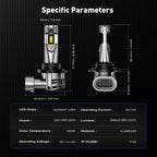 2X 9005 / H11 LED Headlight Bulbs for