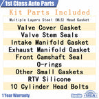 MLS Engine Cylinder Head Gasket Set with 10 Bolts for Chrysler PT Cruiser (2001–2010)