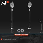 2X Front Inner Tie Rod Ends for Ford Probe Mazda 626 MX-6 (1993–1997)