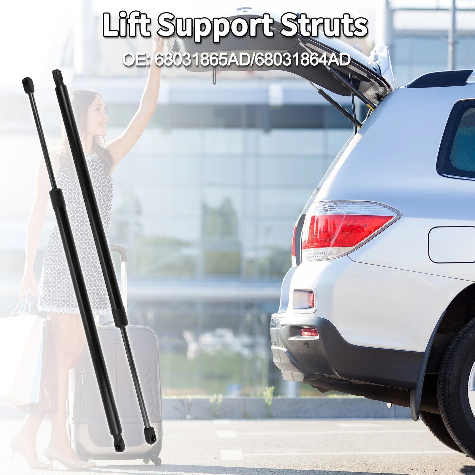 Rear Hatch Lift Supports Struts No. 68031865AD for Dodge Durango (2011–2018)