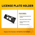Front Bumper License Plate Bracket for Nissan Rogue (2021–2023) NI1068155 V