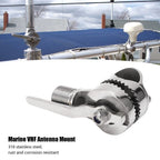 Ratchet Antenna Mount for Marine Use (Fits 0.78 to 1 Inch Rails)