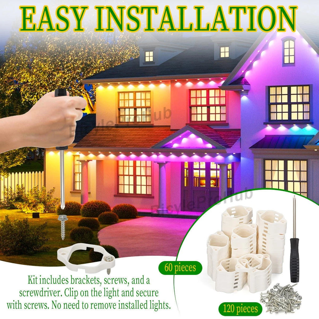 Mounting Bracket Set for Govee Pro H706 Outdoor Lights