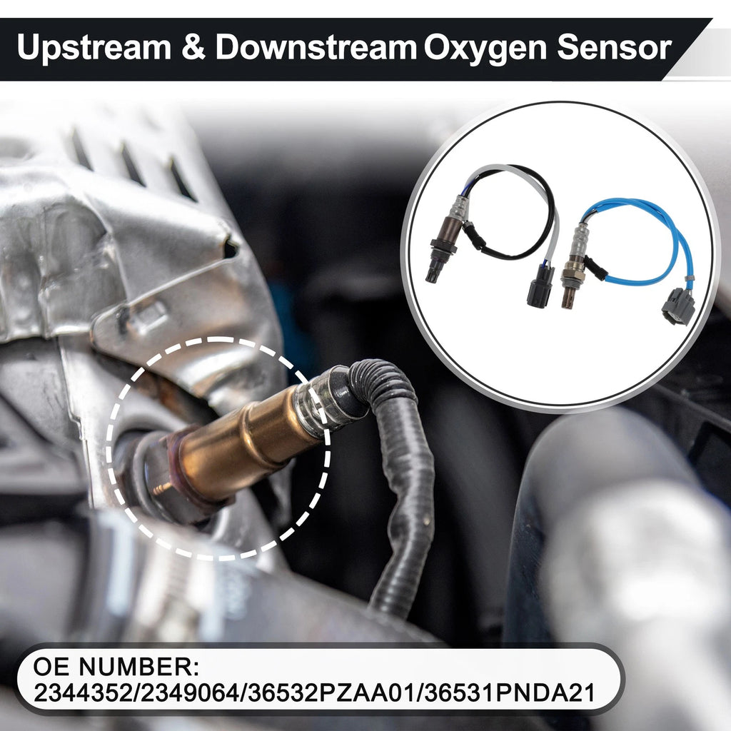 2X Upstream Downstream Oxygen Sensor for Honda CR-V EX (2007–2011) No. 2344352
