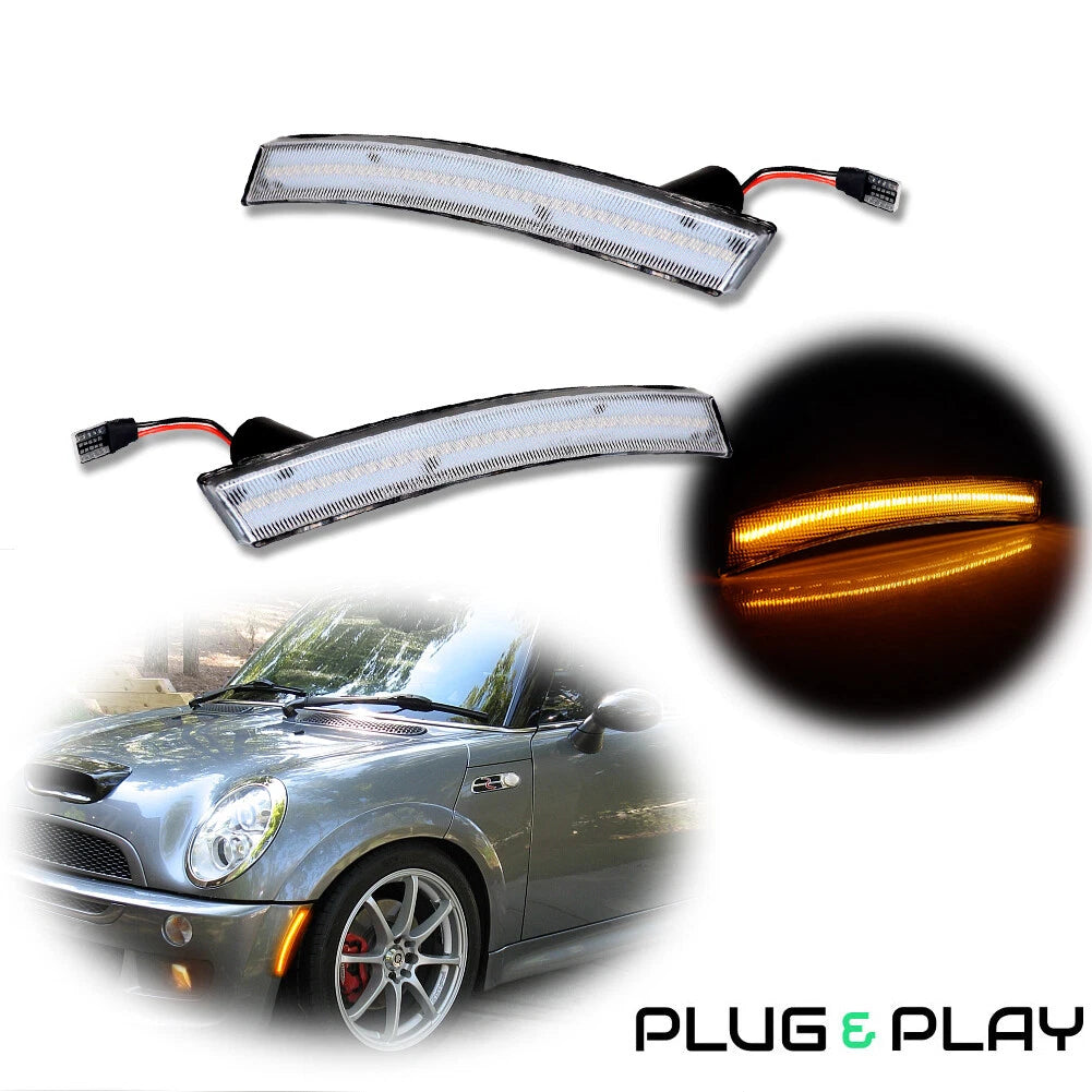 Amber LED Side Marker Lamps for Mini Cooper (2002–2008)
