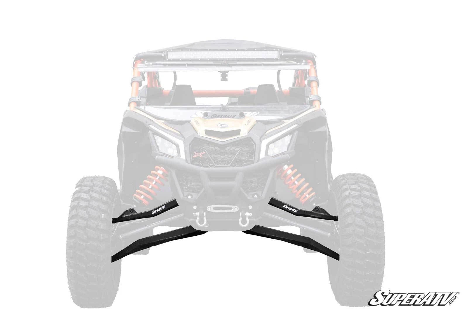High Clearance Boxed A-Arms for Can-Am Maverick X3 (2017–2023) - Black