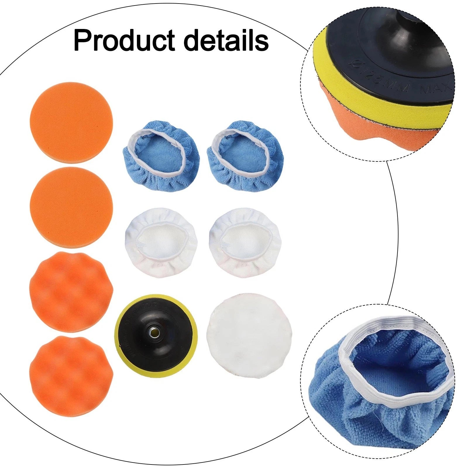 Foam Polishing Pads for Car Polishing Machine Accessories