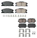 Akebono Performance Ceramic Brake Pads Kit for Dodge Charger (2011–2023)