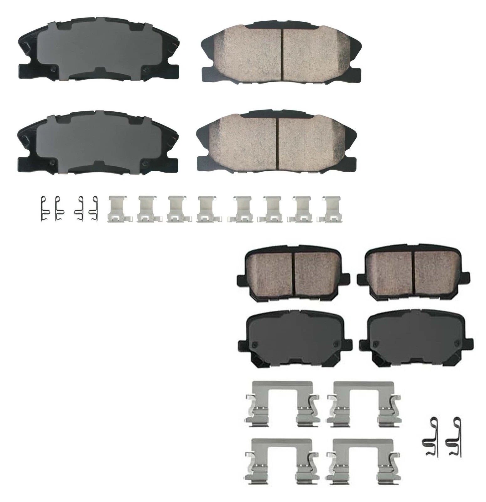 Akebono Performance Ceramic Brake Pads Kit for Dodge Charger (2011–2023)