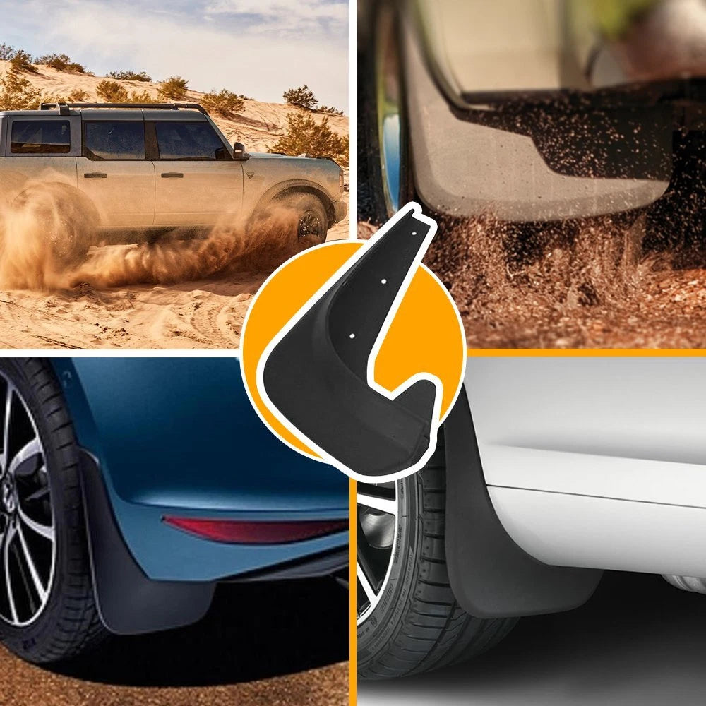 Set of 4 Universal Mud Guards for Front/Rear Auto Accessories