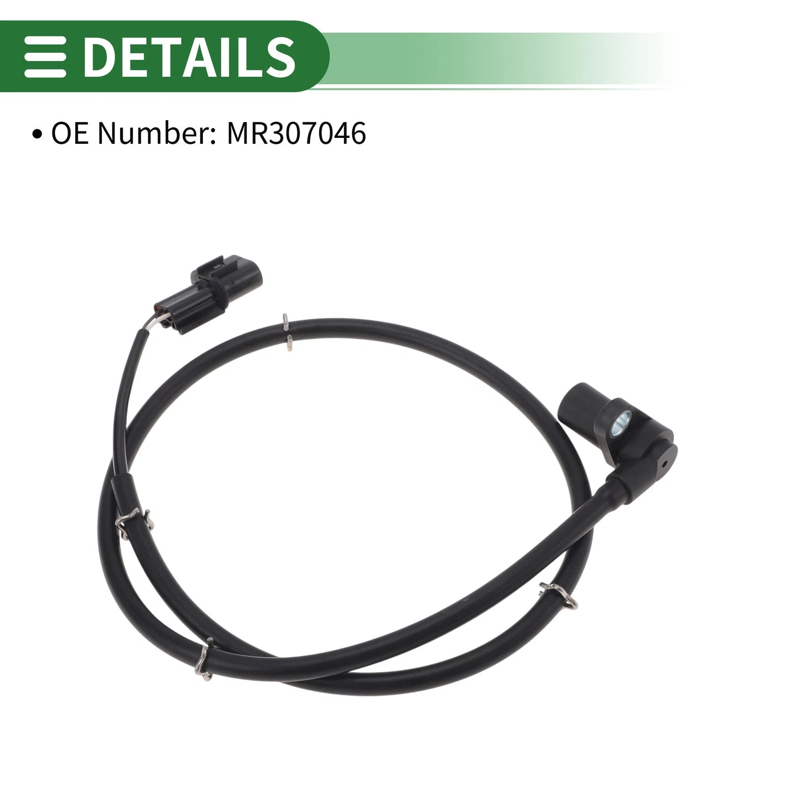 ABS Wheel Speed Sensor MR307046 for Mitsubishi Montero (1992–2000) Front Left