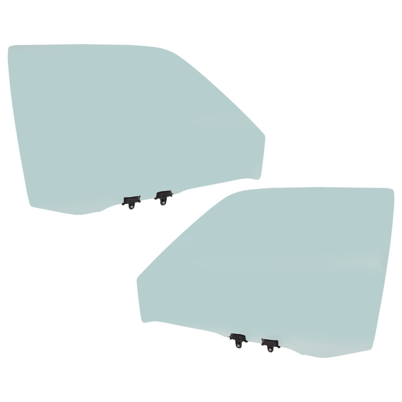 Set of 2 Front Door Glasses for Frontier