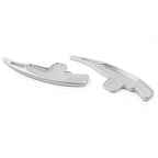Silver Steering Wheel Shift Paddle Extensions for Mercedes Benz