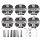 Engine Piston Set w/Rings for Chrysler Dodge 2.7L V6 (1998–2010) 5003427AA 86mm