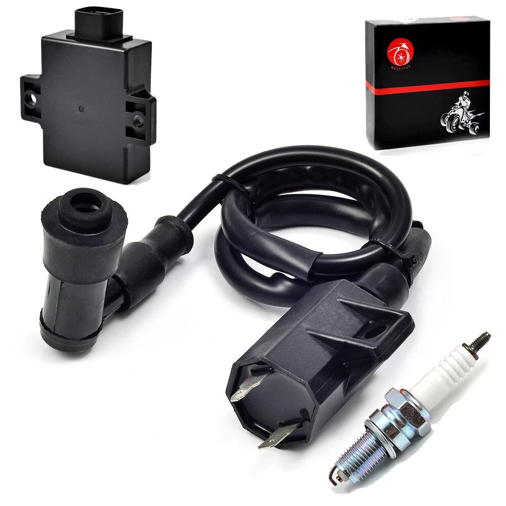 Ignition Coil Spark Plug CDI Kit for Kawasaki Bayou 250 (2003-2011)