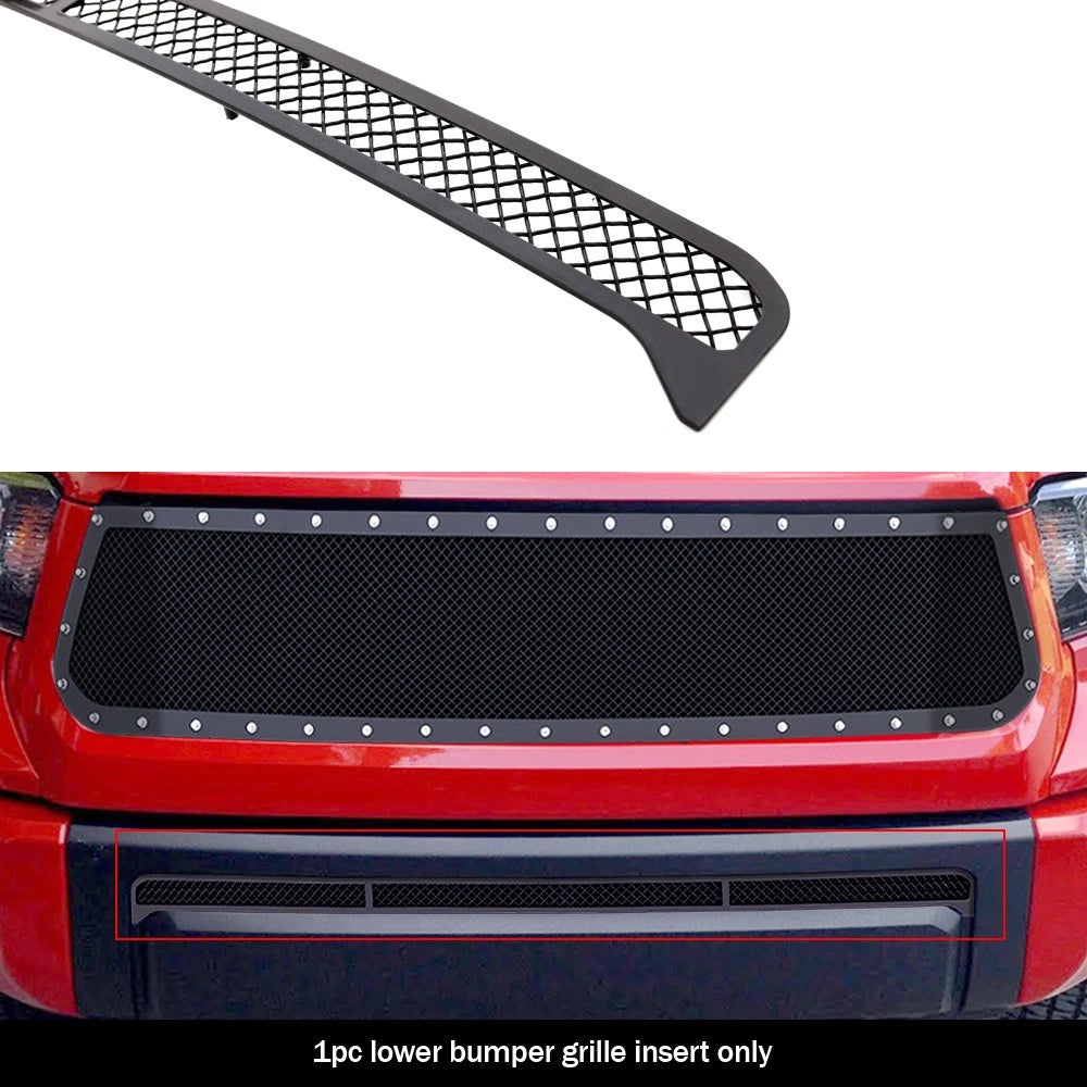 Stainless Black Mesh Grille Insert for Toyota Tundra (2014-2021)