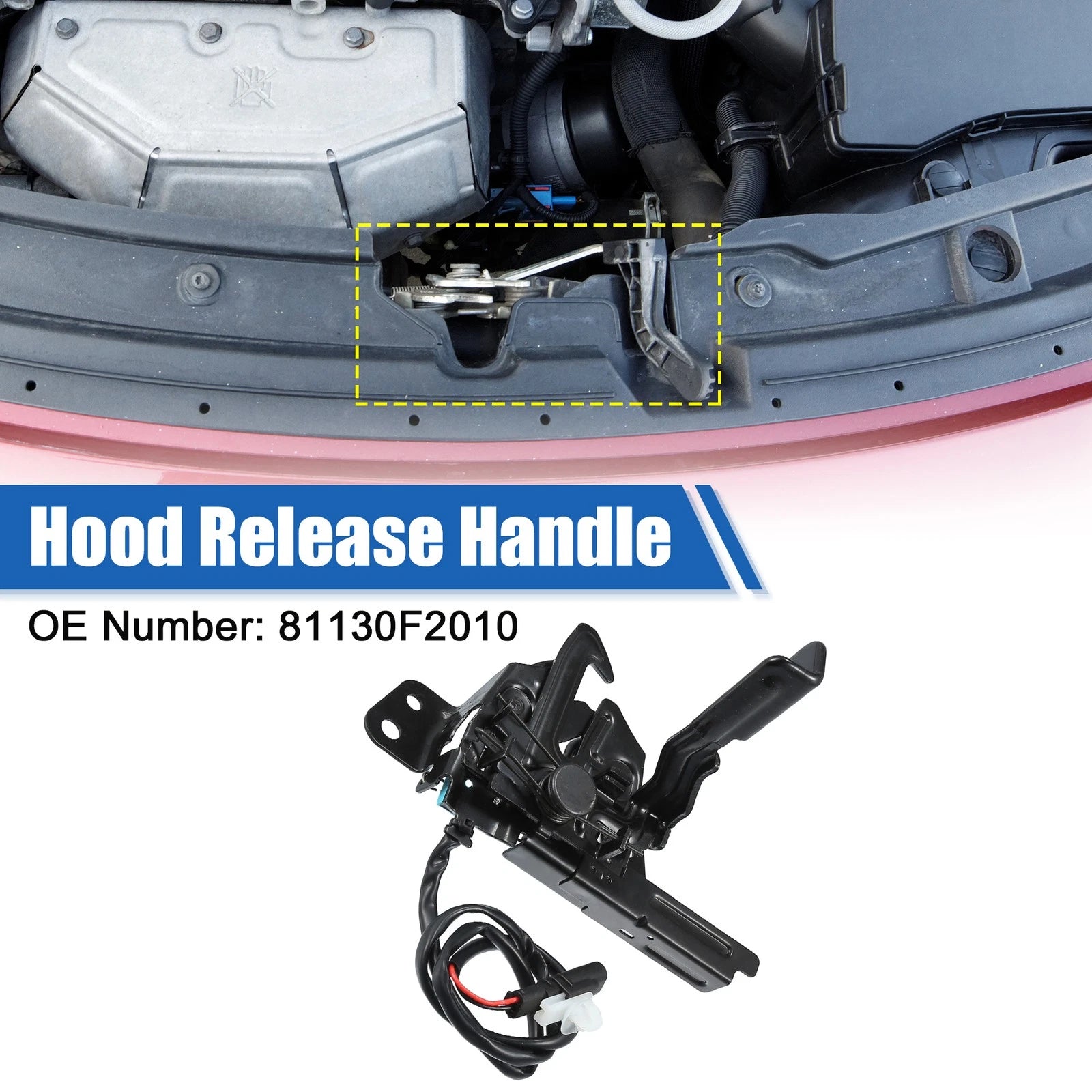Hood Latch Assembly for Hyundai Elantra (2017–2018) No. 81130F2010