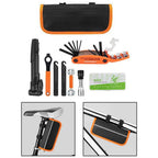 2X Bicycle Maintenance Kit with Patch Tools and Lightweight Design