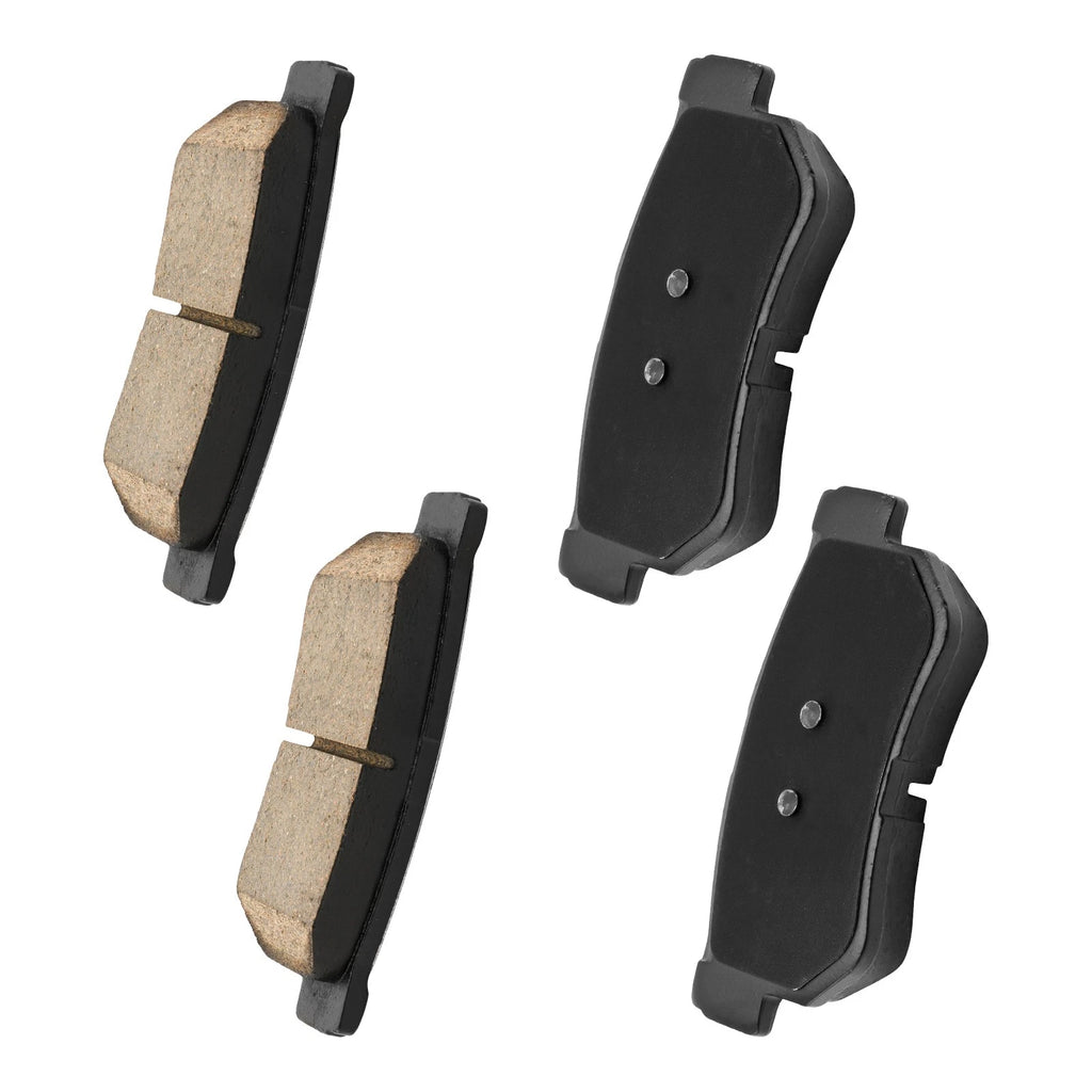 Rear Ceramic Brake Pad Set for Hyundai Sonata & Santa Fe (2001–2006)