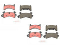 Set of 4 Brembo NAO Ceramic Brake Pads for Chevy Camaro (1985–1988)