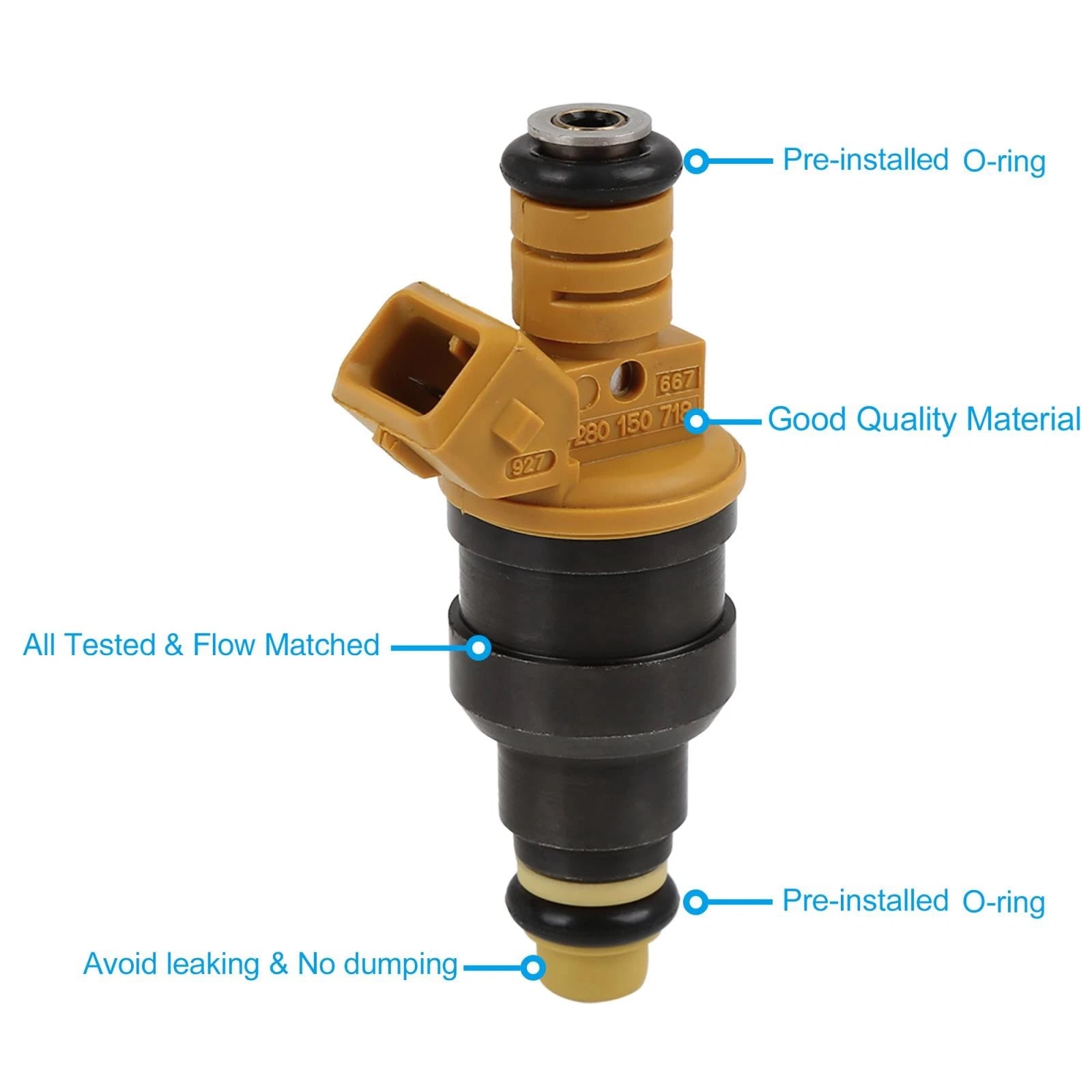 Fuel Injector 0280150718 for Ford Excursion Mustang Expedition E-150 E-250 (2000–2005)