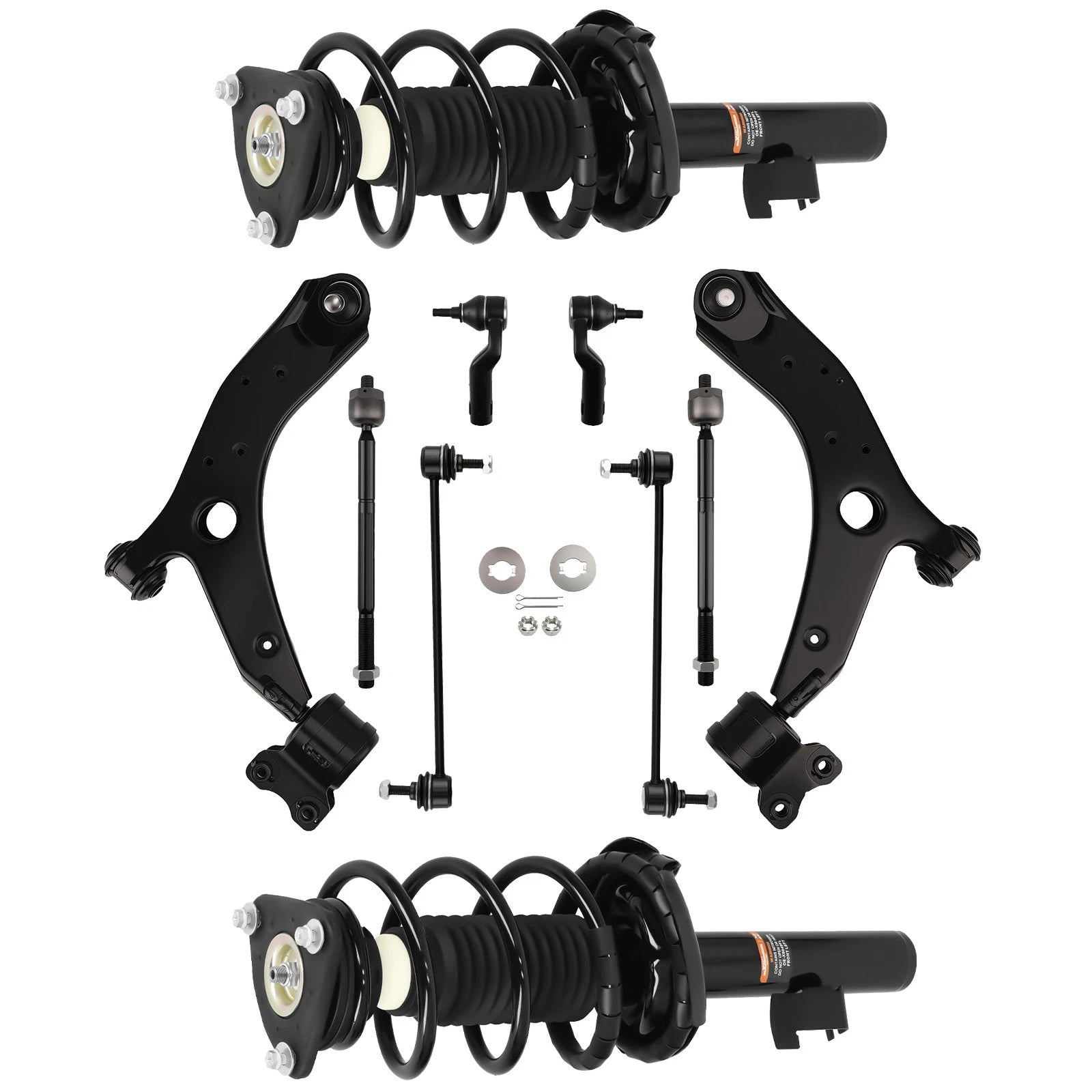 10x Front Complete Struts Control Arms Kit for Mazda 5 (2006–2010)