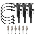 3x Ignition Coil + 6x Spark Plug + 3x Wire for 2009 Dodge Durango V6 3.7L UF640