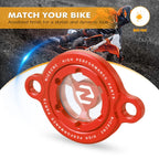 Clear engine oil filter cover for GAS GAS MC250F MC350F MC450F EX450F (2021–2025)
