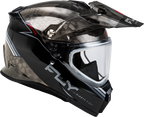 Fly Racing Trekker CW Conceal Snow Helmet for Large Size (Black/Grey/White)
