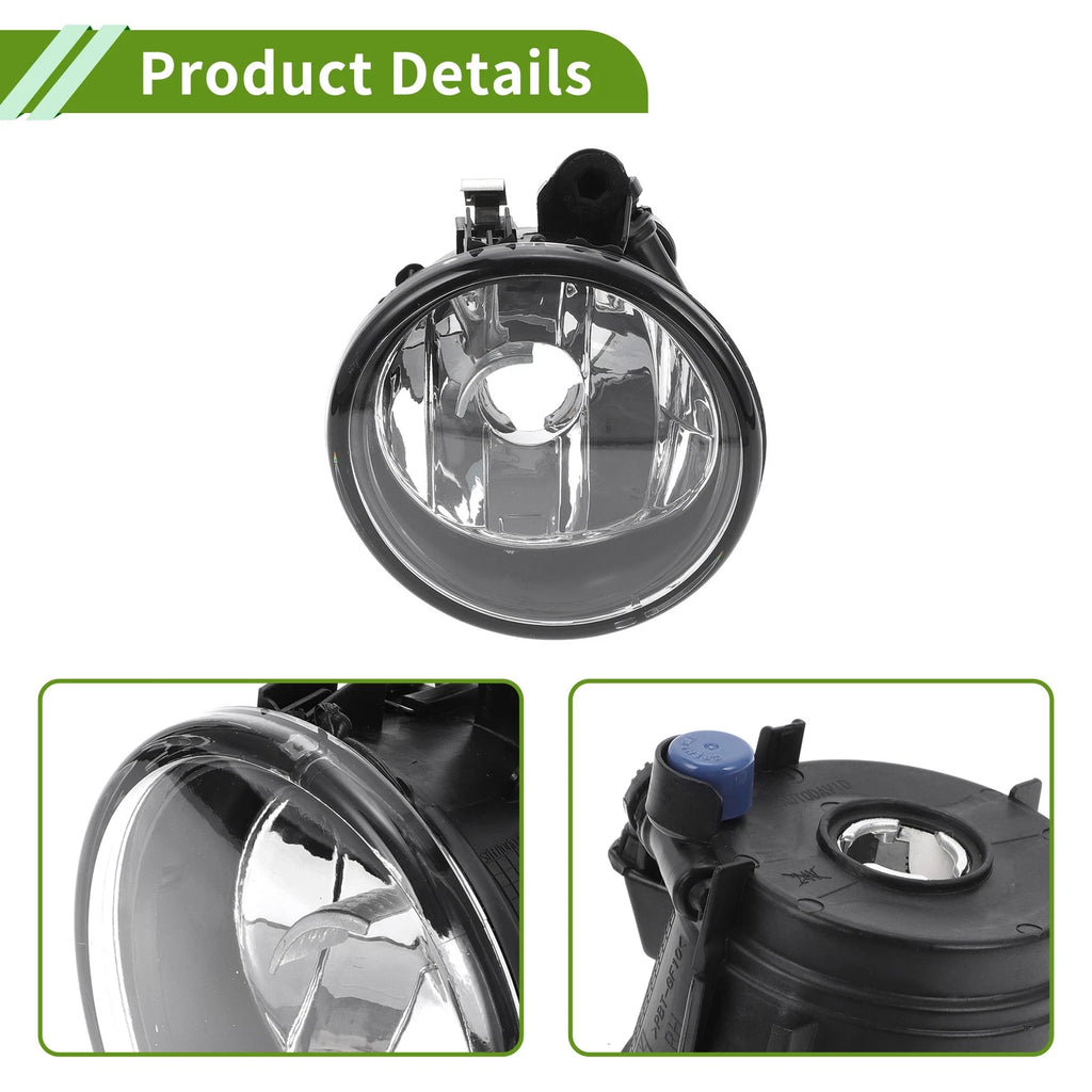 1 Pc Right Fog Light Grill for BMW X6 (2013–2015) No. 63177311352 Clear