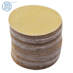 100 Pack 5" 120 Grit Hook Loop Sanding Discs No-Hole Pads