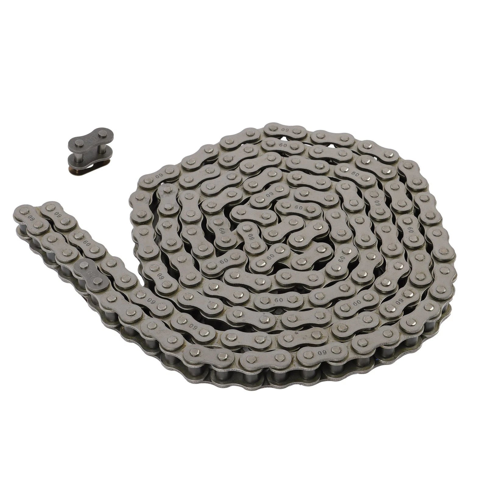 10 Feet Heavy Duty Roller Chain #60 with 2 Connecting Links for Universal Use