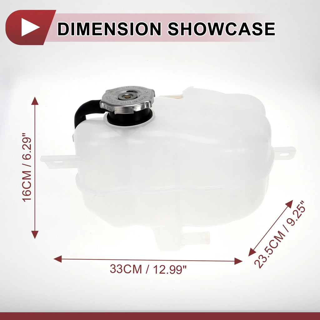 Coolant Expansion Overflow Tank with Cap No. 5058455AD for Dodge Journey (2009–2020)