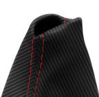 Automatic Shift Boot for Chevrolet Malibu (2008–2012) Red Stitch Carbon