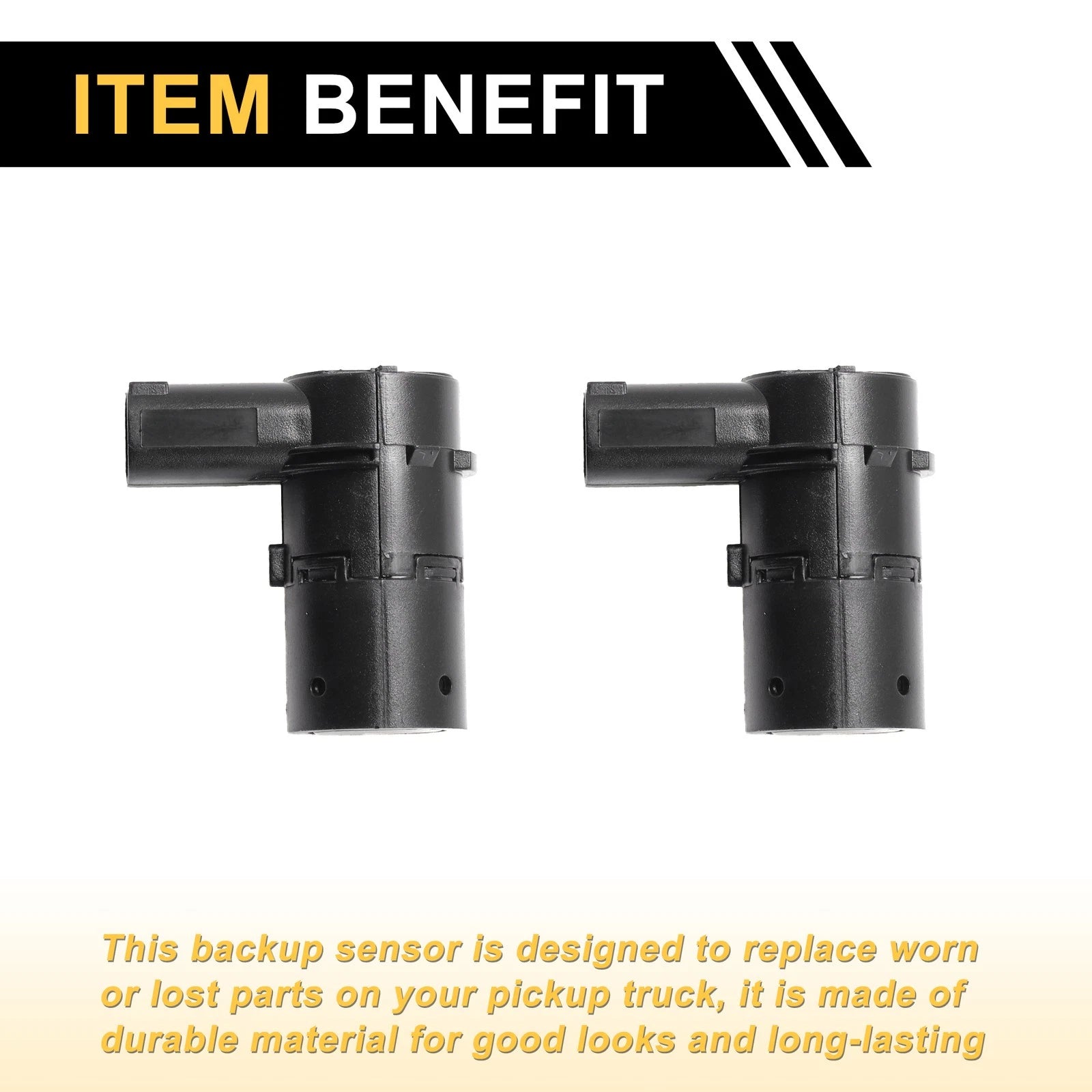 2 Pcs Bumper Reverse Backup Parking Sensor for Ford F-250 F-350 F-450 (2008–2016)