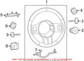 Steering Cruise Speed Control Switch for Chrysler Dodge Ram (OEM)