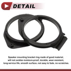 2X Speaker Spacer Ring Adaptor for Chevrolet Avalanche (2007–2020) 6.5" ABS