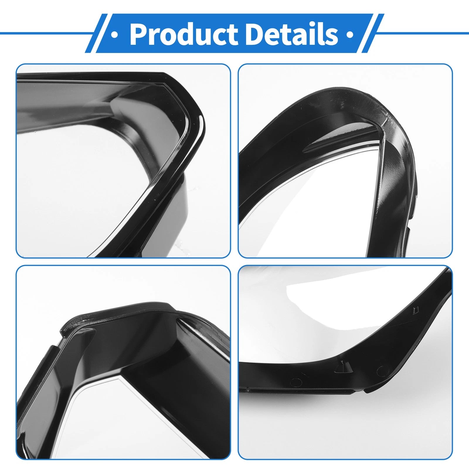 1 Pc Headlight Lens Cover for BMW X5 G05/X6 (2019–2021) Clear