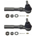 2X Moog Front Outer Steering Tie Rod Ends for Buick Rendezvous, Alero, Montana (2002–2007)