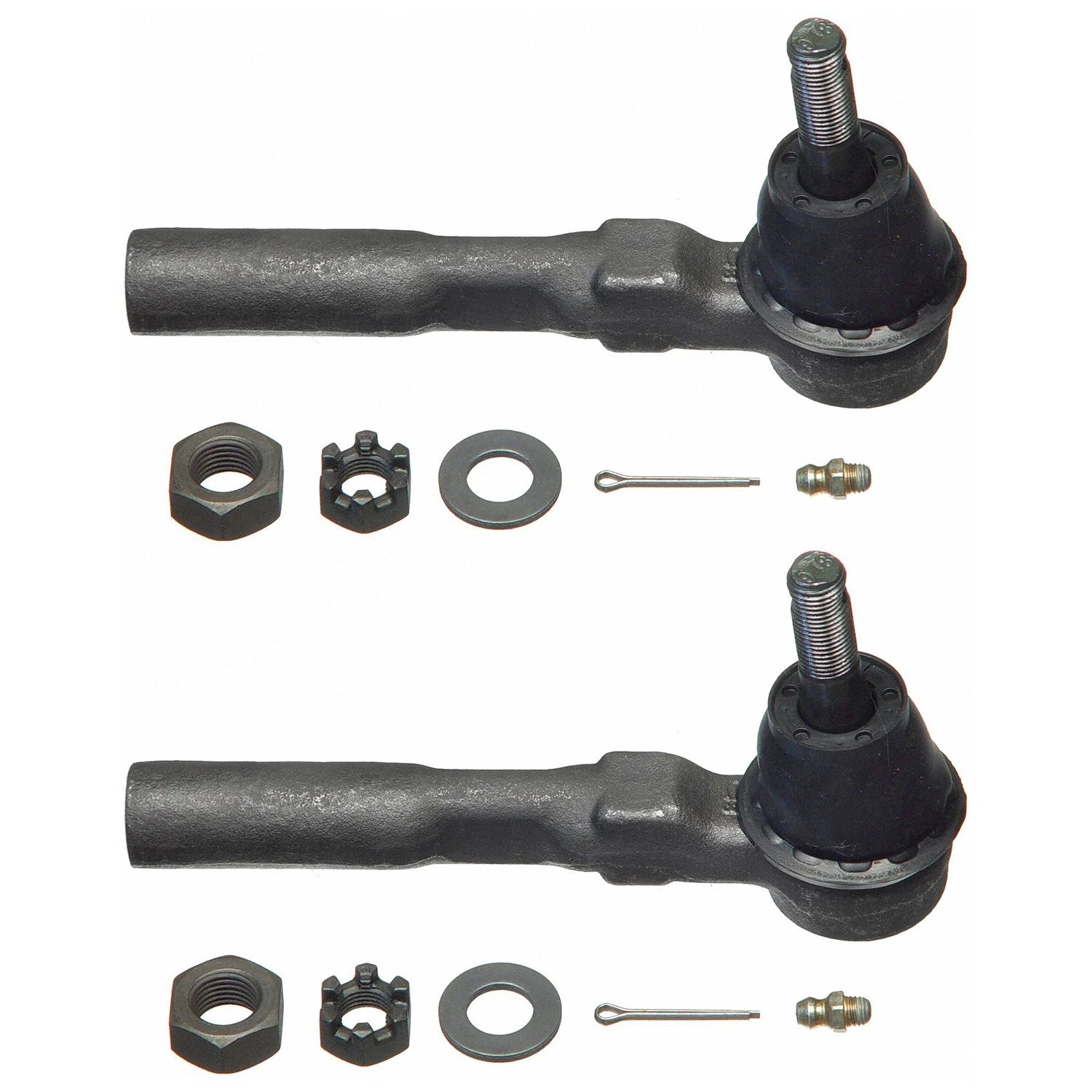 2X Moog Front Outer Steering Tie Rod Ends for Buick Rendezvous, Alero, Montana (2002–2007)