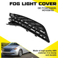 Fog Light Cover for Honda Odyssey (2014–2017) - Front Left Driver Side, Textured Black